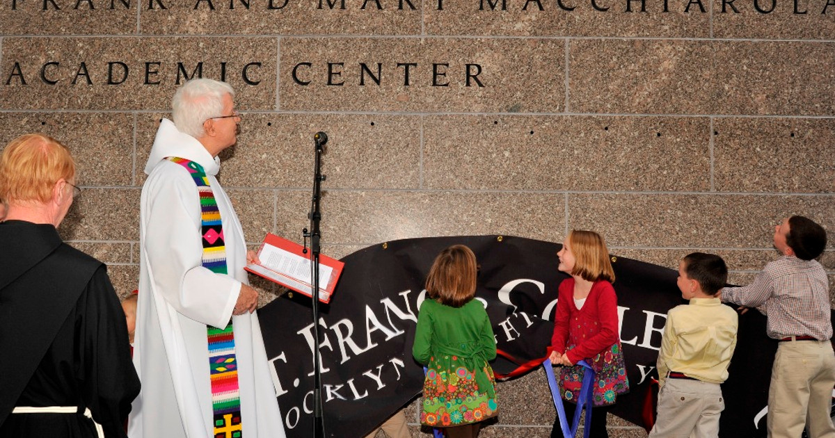 SFC Academic Center Dedicated to Frank Mary St Francis College SFC Academic Center Dedicated to Frank Mary St Francis College