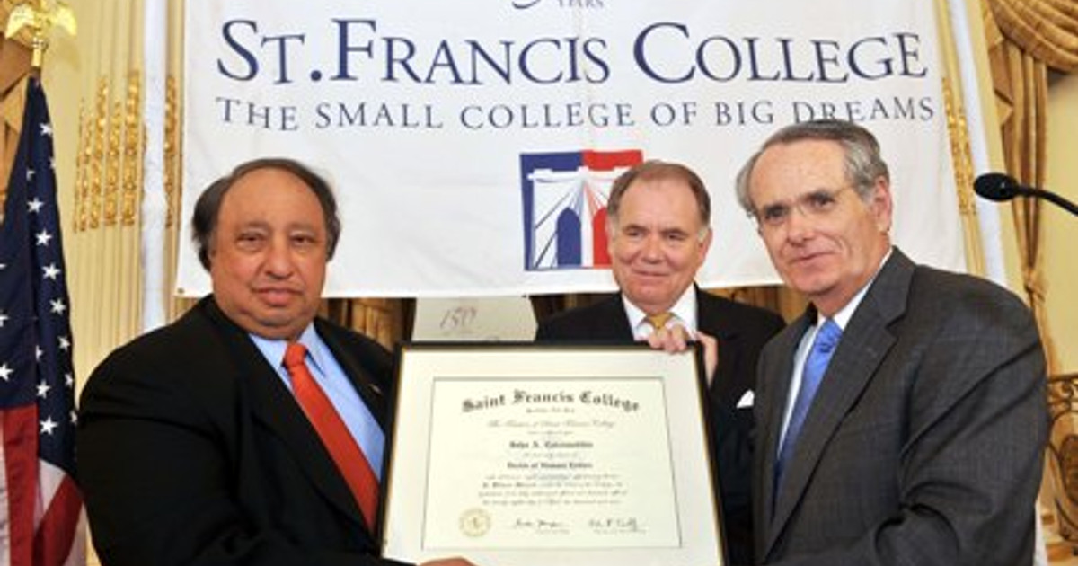 St. Francis College Raises 400,000 in Honoring… St. Francis College