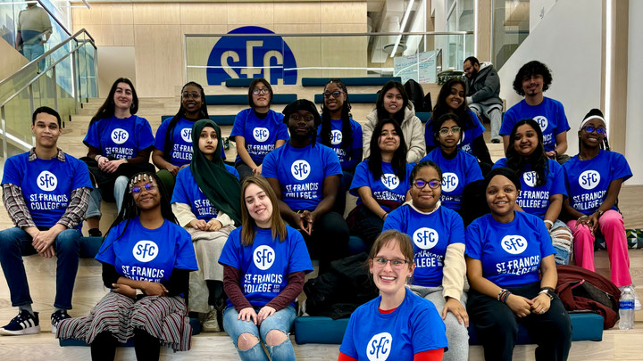 Franciscan Service Program Volunteers with FSP Shirts